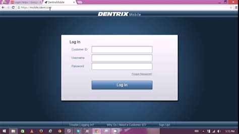 Please upgrade your browser to one of the supported browsers . . Dentrix login